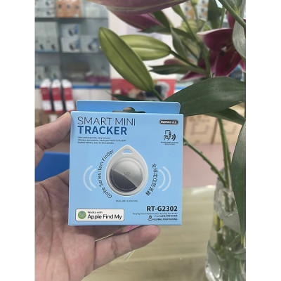 Định Vị Remax DropTag RT-G2302, Định Vị Không Giới Hạn Khoảng Cách + Tặng pin + dây đeo - Hàng chính hãng