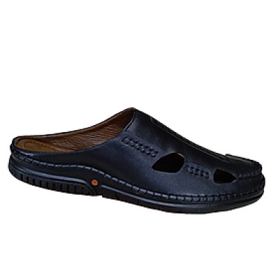 Dép Bít Mũi Nam TiTi ĐÔ Da Bò Thật Cao Cấp GSB20109