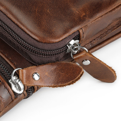 Túi đeo chéo nam DA BÒ THẬT phong cách mới  - BEE GEE DCN9281