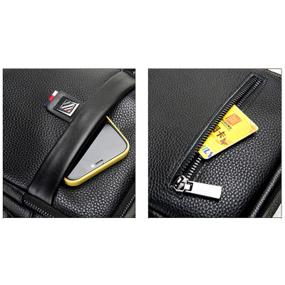 Túi đeo chéo nam DA BÒ THẬT - BEE GEE DCN9425