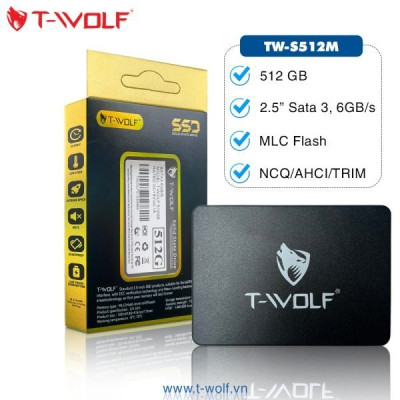 Ổ cứng SSD T-WOLF 128GB/256G/512G Sata3 2.5" - Hàng chính hãng
