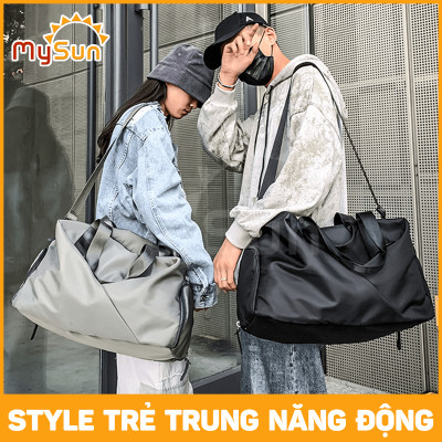 Túi xách tay đi du lịch to size lớn đựng đồ quần áo cá nhân nam nữ đa năng đeo chéo MySun