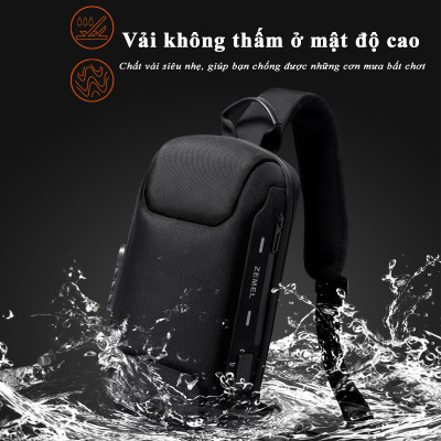 Túi Đeo Chéo Khóa Số Thông Minh REEYEE RY208B - Hàng Chính Hãng