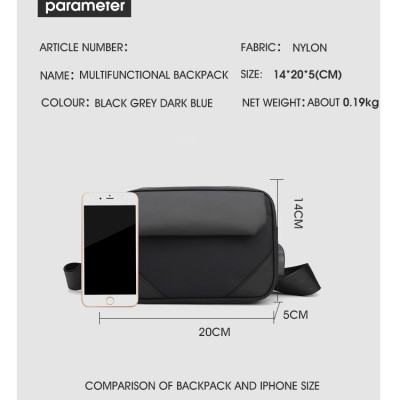 Túi đeo chéo tiện dụng, sang trọng phong cách trẻ trung Hàn Quốc– DCN9038