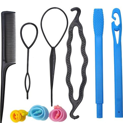 Bộ uốn tóc không nhiệt cúp phồng + 4 dụng cụ tạo kiểu