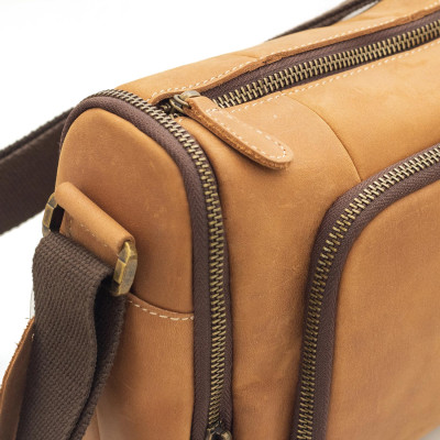 Túi đeo chéo da bò MWCB-02 | Da sáp | Anh Tho Leather