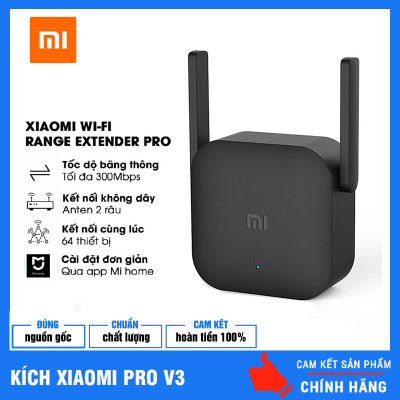 Bộ Kích Sóng Wifi Xiaomi Repeater Pro N300 - Hàng Nhập Khẩu