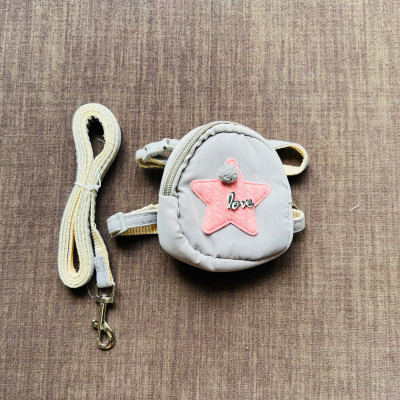 DÂY DẮT DÂY XÍCH BALO NGÔI SAO THÚ CƯNG DÀI 120CM TỪ 0.5-3KG DÀNH CHO THÚ CƯNG CHÓ MÈO