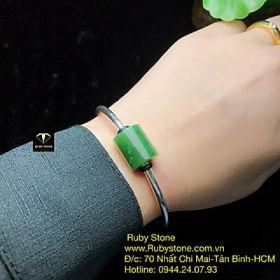 Lắc tay bạc lu thống ngọc xinh yêu tại Ruby Stone
