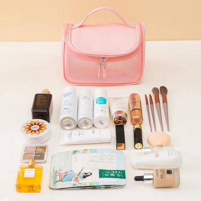 Túi đựng mỹ phẩm thế hệ mới , dạng hộp , có nắp khóa đựng mỹ phẩm / du lịch ,dạo phố , đi biển tiện lợi , thiết kế sang trọng chống thấm nước