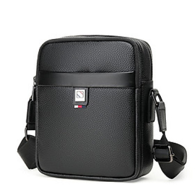 Túi đeo chéo nam DA BÒ THẬT - BEE GEE DCN9425