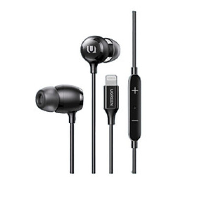Ugreen UG30631EP103TK Lightning MFI In - Ear wired Earphones black color - HÀNG CHÍNH HÃNG