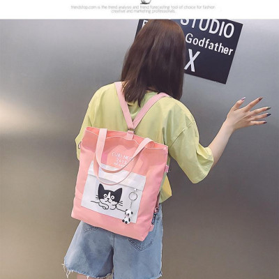 Túi Vải Tote Đeo Chéo XinhStore Hình Mèo