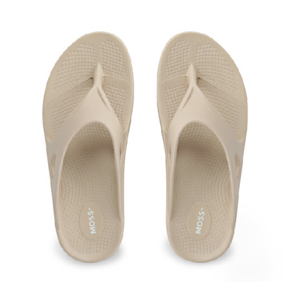 Dép xỏ ngón Domba Moss+ Đen (Beige) MO-3209