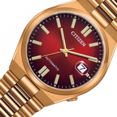 Đồng Hồ Nam Citizen Tsuyosa Dây Thép Không Gỉ Máy Cơ-Automatic NJ0153-82X - Mặt Đỏ (Sapphire)