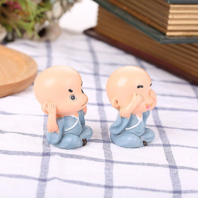 Bộ Tượng Tứ Không Chú Tiểu Vui Nhộn - Trang trí nhà cửa