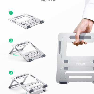 Ugreen UG80702LP309TK Màu Bạc Giá đỡ máy tính xách tay - HÀNG CHÍNH HÃNG