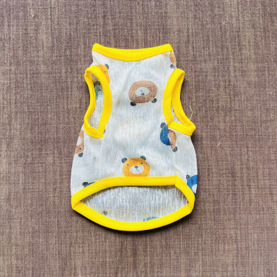 ÁO THUN BA LỖ THÔNG HƠI SIÊU CUTE TỪ 1-7KG DÀNH CHO THÚ CƯNG CHÓ MÈO