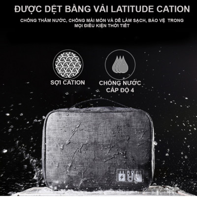 Túi Đựng Bảo Vệ Phụ Kiện Công Nhệ Cao Cấp Chống Nước , Túi Du Lịch , Túi Công Sở Văn Phòng