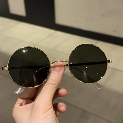 Kính mát thầy bói mắt tròn xoe cao cấp + tặng kèm hộp đựng khăn lau