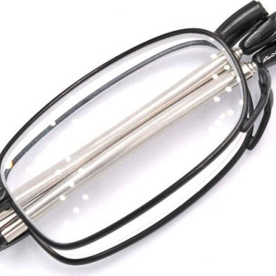 Kính lão gọng xếp màu đen tròng lão 1 độ_nữ