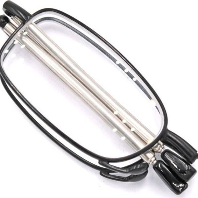 Kính lão gọng xếp màu đen tròng lão 1 độ_nữ