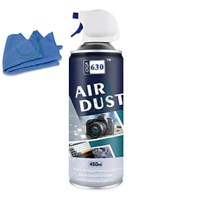 Chai xịt khí nén 450ml vệ sinh thiết bị điện tử – chuyên dụng cho PC, laptop, bàn phím, máy ảnh, và thiết bị văn phòng- Hàng nhập khẩu