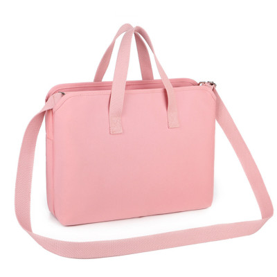 Túi xách chống sốc cho máy tính, macbook, laptop chống nước, siêu nhiều ngăn màu tím - HỒNG - 14 INCH