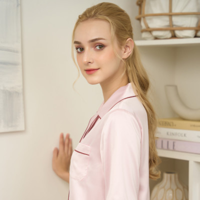 Bộ Đồ Satin Dài Nữ Vincy BSD030W31