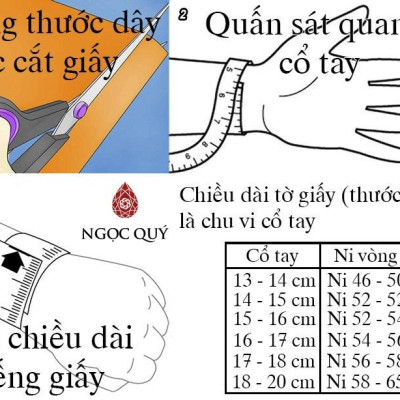 Vòng cẩm thạch xanh lá bản tròn ni 54 mệnh hỏa, mộc - Ngọc Quý Gemstones