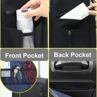 Vali vải kéo du lịch SSC-100 - 2 tầng - size xách tay