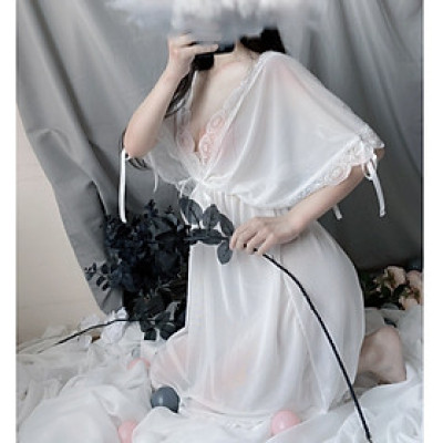 Váy ngủ phối ren sexy gợi cảm chất vải mềm mịn siêu tôn dáng