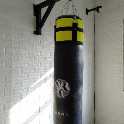 Bao Cát Đấm Bốc Nhồi Sẵn 3 Lớp 100cm Đại Nam Sport Kèm Xích Treo + Găng Đấm Bốc Cao Cấp (Giao Màu Ngẫu Nhiên)