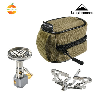 Bếp gas dã ngoại xếp gọn Campingmoon XD-2-NE 3.300W (có túi đựng)