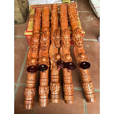 Điếu cày gỗ hương đá  kt 60×7×7cm