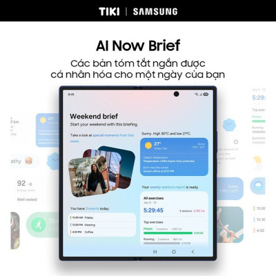 Điện thoại Samsung Galaxy Z Fold7, Điện thoại AI, Camera 200MP, Màn hình 8.0" tối ưu đa nhiệm, Mỏng nhẹ nhất - Hàng Chính Hãng