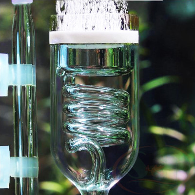 Đầu sủi co2 mịn thủy tinh OEM hòa tan trộn co2 diffuser nhuyễn bể thủy sinh cá tép cảnh