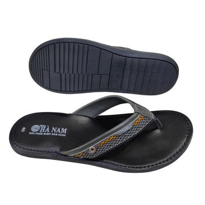 Dép Xỏ Ngón Nam Da Bò Thật TiTi ĐÔ Cao Cấp DNA2195d