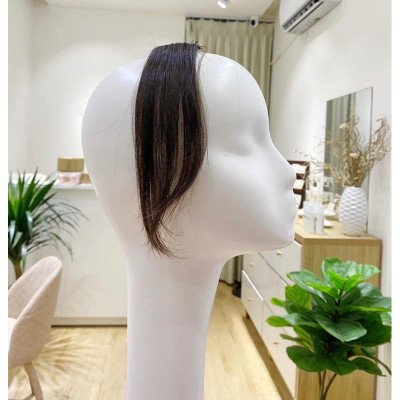 Tóc mái hất thật cao cấp 100% - 2 mái bay hất