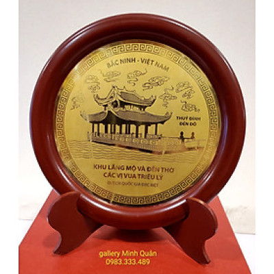 Tranh quà tặng lưu niệm để bàn, Lăng thờ các vua triều nhà lý-QT12