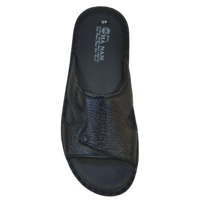 Dép Nam Quai Ngang Da Bò Thật TiTi ĐÔ Cao Cấp DN222d