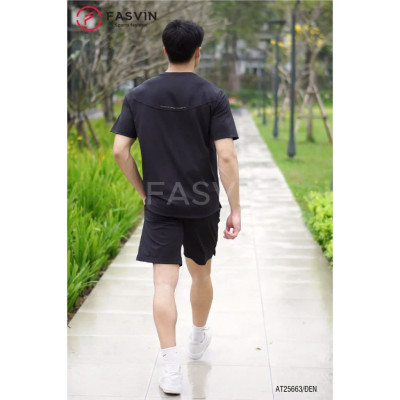 Bộ Quần Áo Thể Thao Nam FASVIN AT25663.HN Mềm mại co giãn thoáng mát
