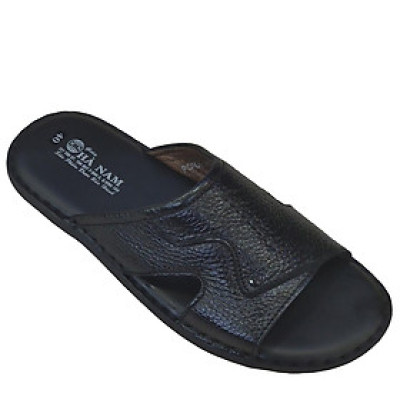 Dép Nam Quai Ngang Da Bò Thật TiTi ĐÔ Cao Cấp DN222d