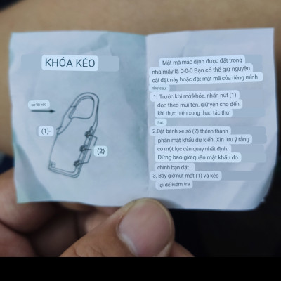 Ổ KHOÁ MINI KHOÁ VALI DU LỊCH COLUM