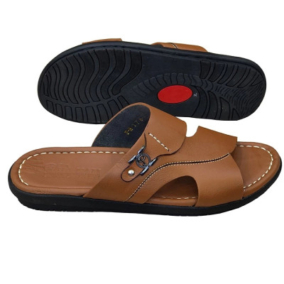 Dép Nam Quai Ngang HA NAM Da Bò Thật Cao Cấp DN2074