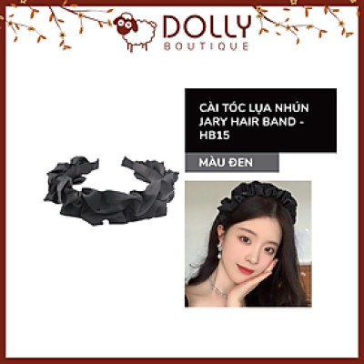 Cài tóc lụa nhún Jary HB15 – băng đô turban nữ dễ thương phong cách Hàn