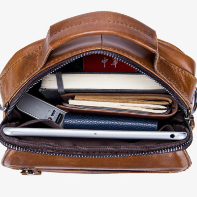 Túi xách túi đeo chéo nam 100% da bò thật cao cấp phong cách mới