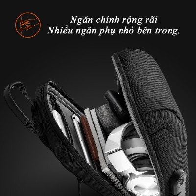 Túi Đeo Chéo Khóa Số Thông Minh REEYEE RY208B - Hàng Chính Hãng