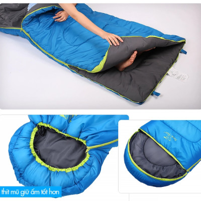 Túi ngủ văn phòng du lịch cao cấp có trùm đầu - Chính hãng D Danido