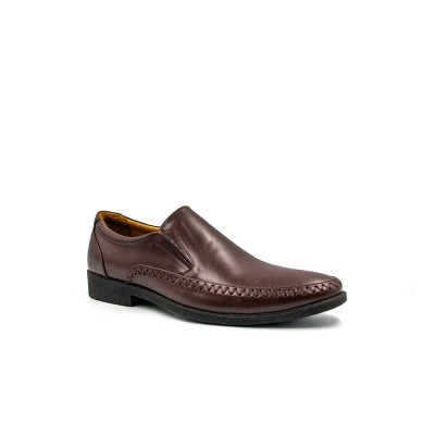 Giày tây nam Tomoyo nâu hình chữ V TMN07202